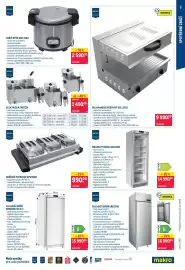 Makro leták Strana 9: SALAMANDER POSUVNÝ GSL 2002 €9.990,00, OHŘÍVAČ POTRAVIN GFW1000 €990,00