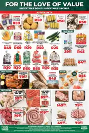 Food Lover's Market catalogue week 41 Page 1: Bulk boneless beef potjie stew €79,99, Boerewors €109,99