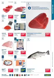 Makro leták Strana 7: TUŇÁK ŽLUTOPLOUTVÝ KOUSKY €199,00, Losos obecný kuchaný €229,00