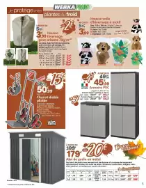 Catalogue Provence Outillage page 5: Armoire pvc €45,99, Chariot diable pliable €50,99