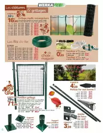 Catalogue Provence Outillage page 6: Support pour portillon €6,99, Support en fer vert €5,59