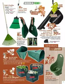 Catalogue Provence Outillage page 7: Chariot de jardin sur roues €23,99, Ramasse feuilles manuel €8,99