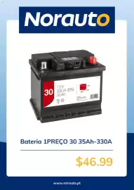 Folheto Norauto Página 2: Bateria 1PREÇO 30 €46,99