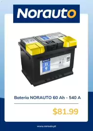 Folheto Norauto Página 3: Bateria norauto 60 ah - 540 a €81,99