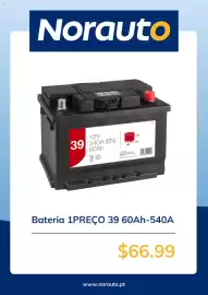 Folheto Norauto Página 7: Bateria 1preço 39 60ah-540a €66,99