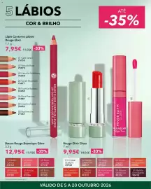 Catálogo Yves Rocher Página 6: Batom rouge botanique glow €129,95, Yves rocher rouge elixir gloss €9,95