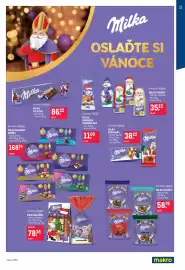 Makro leták Strana 11: Milka Milkinis €86,22, Milka Čokoláda €38,22