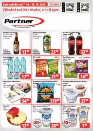 Partner Maloobchodní síť leták Strana 1: Chio Pom-Bär €21,90, Choceňské tradiční pomazánkové přírodní €27,90