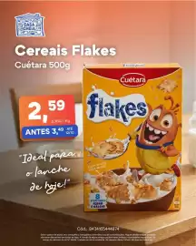 Folheto Casa Cheia semana 41 Página 1: Cereais Flakes Cuétara €2,59