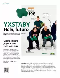 Catálogo IKEA Página 14: Gaming - cojín gaming tipo botón directoral €19,00