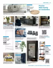 Catálogo IKEA Página 23: Cylinder florero €11,00, Rádmansión mesita de noche €75,00