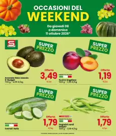 Volantino Eurospar Pagina 2: Cetrioli Italia €1,79, Fagiolini verdi Despar €1,79