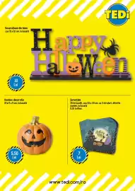 Catalog TEDI Pagină 4: Șervețele €7,00, Dovleac decorativ €5,50