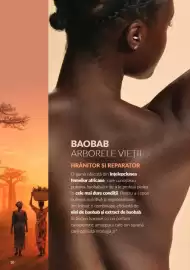 Catalog Avon Pagină 10: 10 BAOBAB ARBORELE VIETII HRĂNITOR ŞI REPARATOR O gamǎ născută din înţelepciunea femeilor africane