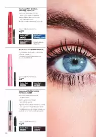 Catalog Avon Pagină 40: Avon mascara fan-omenal volum si separare €42,99, Avon mascara pentru volum infuzata cu ser €49,99