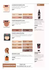 Catalog Avon Pagină 52: Spray prep & set €24,99, Pikok primer prep & blur €26,99