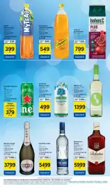 Tesco akciós újság | Szupermarket Oldal 7: Martini pezsgő €3.799,00, Ballantine's whisky €5.999,00