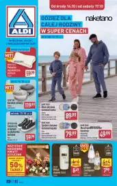 ALDI gazetka Strona 1: Spodnie dresowe męskie Naketano €79,99, Kociołek żeliwny Crofton €119,99