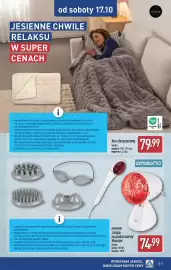ALDI gazetka | Artykuły przemysłowe i tekstylia Strona 11: Koc obciążeniowy Home Creation 130x170 cm €79,99