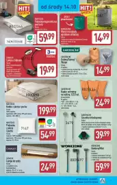 ALDI gazetka Strona 9: Szczotka teleskopowa Gardenline €39,99, Lampa z klipsem z wbudowaną lupą Casalux €19,99