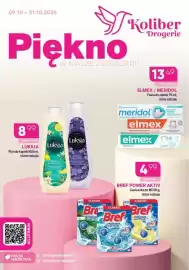 Koliber drogerie gazetka Strona 1: Pasta do zębów €13,49, Płyn do kąpieli Luksja €8,99