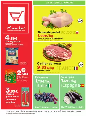 Hmarket (valable jusqu'au 11-10)