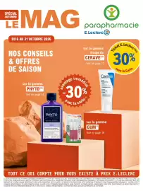 Catalogue E.Leclerc Parapharmacie | D'automne page 1: SPÉCIAL AUTOMNE LE MAG DU 6 AU 31 OCTOBRE 2026 NOS CONSEILS & OFFRES