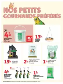 Catalogue Auchan | Animalerie page 21: MANGEOIRE SUSPENDU NATURAL €13,50, NATURIGA Graines Menu 4 Saisons €2,29