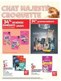 Catalogue Auchan | Animalerie page 5: Whiskas Temptations friandises pour chat €0,77, Felix Party Mix Ocean €1,06