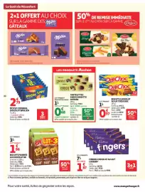 Catalogue Auchan | Café, automne hypers page 10: Cadbury Fingers €7,47, DéliChoc Biscuits chocolat au lait €0,97