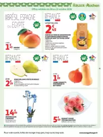 Catalogue Auchan | Café, automne hypers page 15: POIRES WILLIAMS €2,39, COURGE SPAGHETTI, POTIMARRON OU BUTTERNUT €1,89