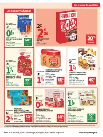 Catalogue Auchan | Café, automne hypers page 35: KitKat Céréales €2,06, Menguy's Peanut Butter €3,99