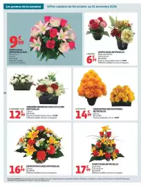 Catalogue Auchan | Café, automne hypers page 50: COMPOSITION CHRYSAN THEMES ARTIFICIELLES €14,99