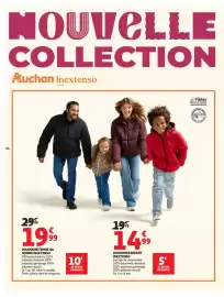 Catalogue Auchan | Café, automne hypers page 54: Inextenso doudoune femme ou homme €19,99, Inextenso doudoune enfant €14,99