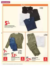 Catalogue Auchan | Café, automne hypers page 58: INEXTENSO PANTALON HOMME €17,99, INEXTENSO TEE-SHIRT HOMME €5,99