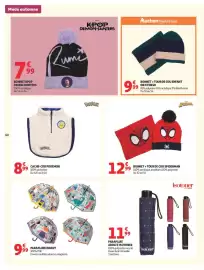 Catalogue Auchan | Café, automne hypers page 60: POKÉMON CACHE-COU €8,99, KPOP DEMON HUNTERS BONNET €7,99
