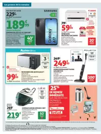 Catalogue Auchan | Café, automne hypers page 62: QILIVE MICRO ONDES GRIL €99,99, Calor CENTRALE VAPEUR GV9E20CO VERT €219,00