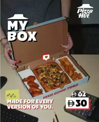 Pizza Hut (valid until 9-10)