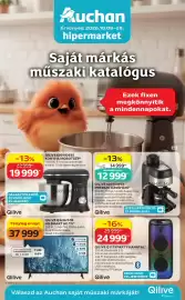 Auchan akciós újság Oldal 1: QILIVE 600153053 PRESSZÓ KÁVÉFŐZŐ €12.999,00, QILIVE Q32H251B NO SMART HD TV €37.999,00