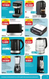 Auchan akciós újság Oldal 3: QILIVE 600189198 ÜVEG VÍZFORRALÓ €4.999,00, QILIVE 600117362 KENYÉRPIRÍTÓ €5.999,00