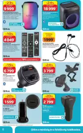 Auchan akciós újság Oldal 8: QILIVE Q1262 BLUETOOTH HANGSZÓRÓ €18.999,00, QILIVE Q1422 USB-C VEZETÉKES FÜLHALLGATÓ €1.999,00