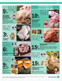 Catalogue E.Leclerc | Promos en OR page 13: Le Gaulois Poule Blanche €3,90, Maitre coq panes de poulet €5,90