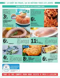 Catalogue E.Leclerc | Promos en OR page 16: CITE MARINE FILET DE LIMANDE DU NORD MEUNIÈRE MSC €8,46, SAUMONETTE €6,50