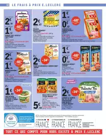 Catalogue E.Leclerc | Promos en OR page 32: Sodebo Sandwich Suédois €2,18, Lustucru Ricotta épinards €2,97