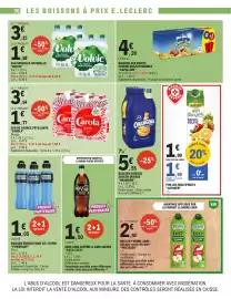 Catalogue E.Leclerc | Promos en OR page 36: Volvic Eau Minérale Naturelle €4,73, Carola Eau de source pétillante €3,54