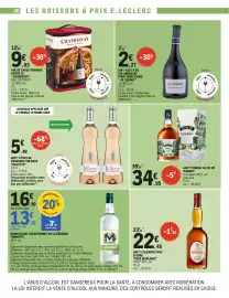 Catalogue E.Leclerc | Promos en OR page 40: CAMUS Cognac €34,95, Billette AOP CÔTES DE PROVENCE VIN ROSÉ €5,49