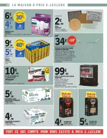 Catalogue E.Leclerc | Promos en OR page 48: SÉCHOIR À AILES ÉLECTRIQUE €34,00, VARTA PILES €4,00