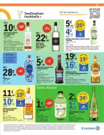 Catalogue E.Leclerc | Promos en OR page 9: SAINT JAMES RHUM BLANC AGRICOLE €10,44, Generous Gin Tonic €28,90