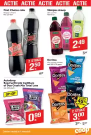 Coop folder week 41 Pagina 13: Doritos alle soorten zakken €3,00, First Choice cola €2,50