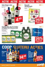 Coop folder week 41 Pagina 14: Grolsch pils, pils 0.0, Radler of Radler 0.0 of Bavaria pils, Bacardi variety pack €7,46